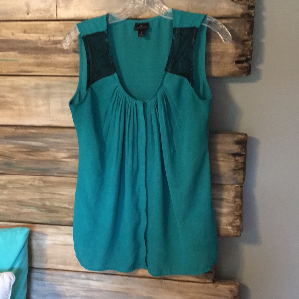 Delicate Green Blouse Worthington